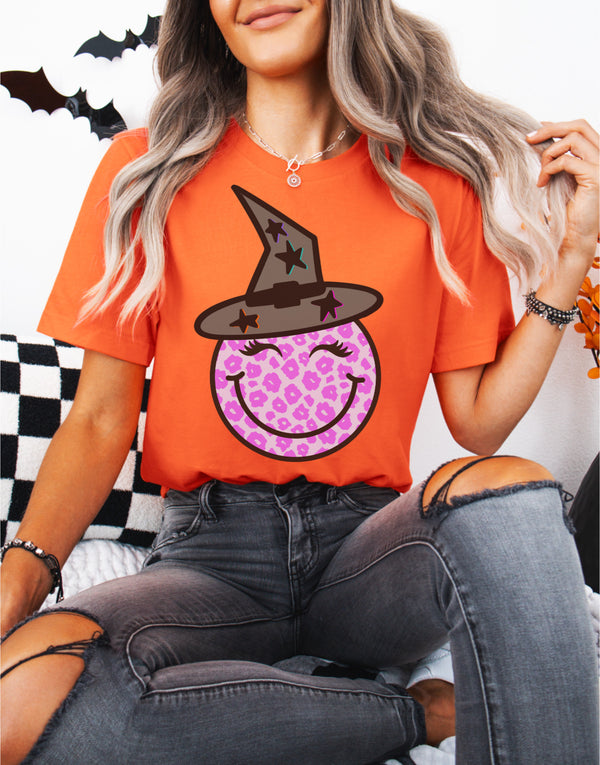 Cute Smiley witch tee