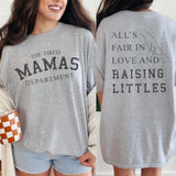 Tired Moms department front/back tee