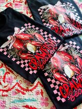 Crawfish season black tee