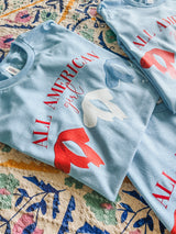 All American Girl bows tee