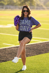 Checker Gameday Tee (multi color options)