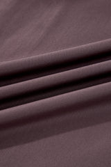 Black Short Sleeve Knit Top Patchwork Pleated Long Dress