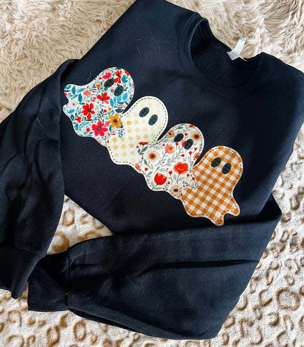 4 Cute Ghosts Sweatshirt (adult & youth)