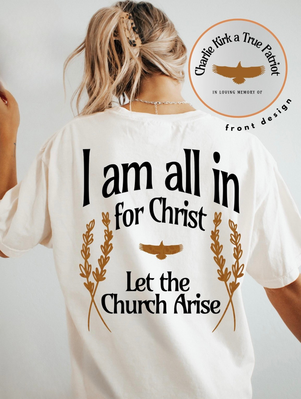 I am all in front/back tee