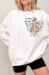 Fall Breeze / Happy front/Back sweatshirt