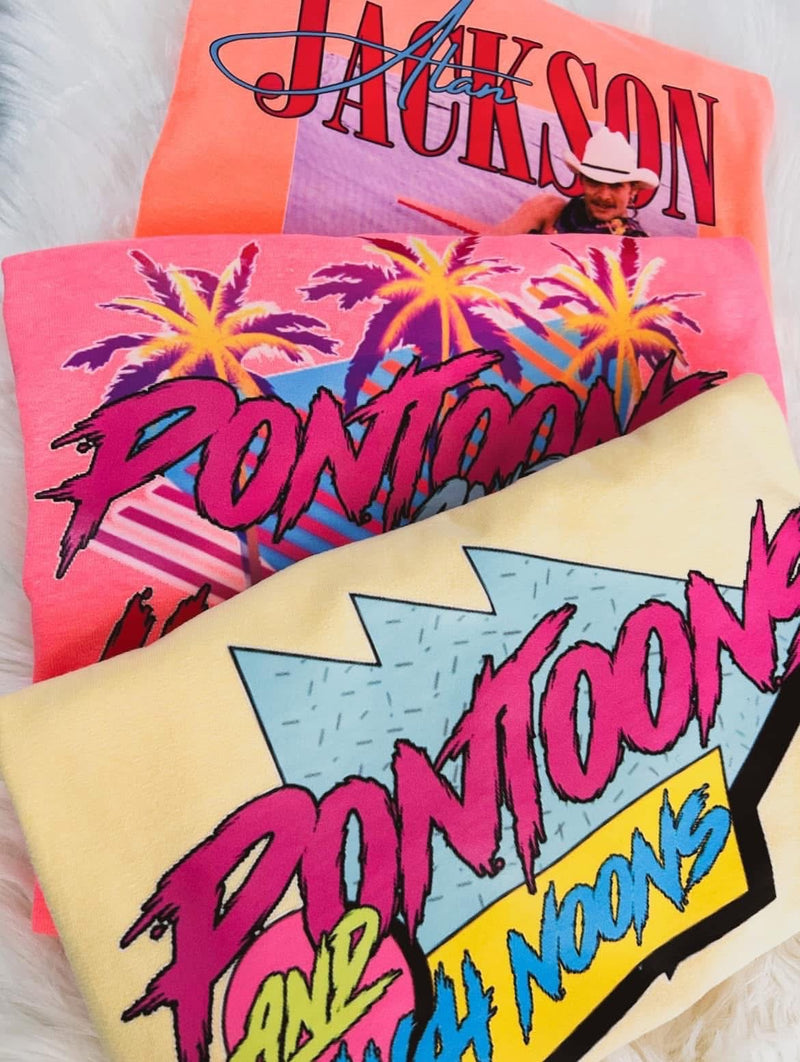 Pontoon & high noon tees
