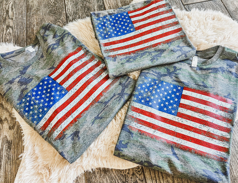 Camo Flag Tee