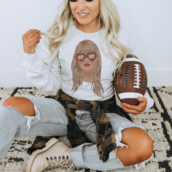 87 Taylor glasses sweatshirt