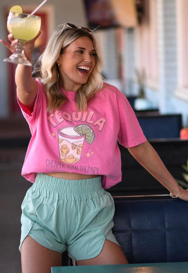 Tequila is cheaper than therapy tee