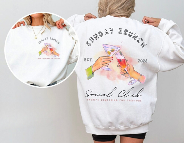 Sunday Brunch Social Club Sweatshirt/tee