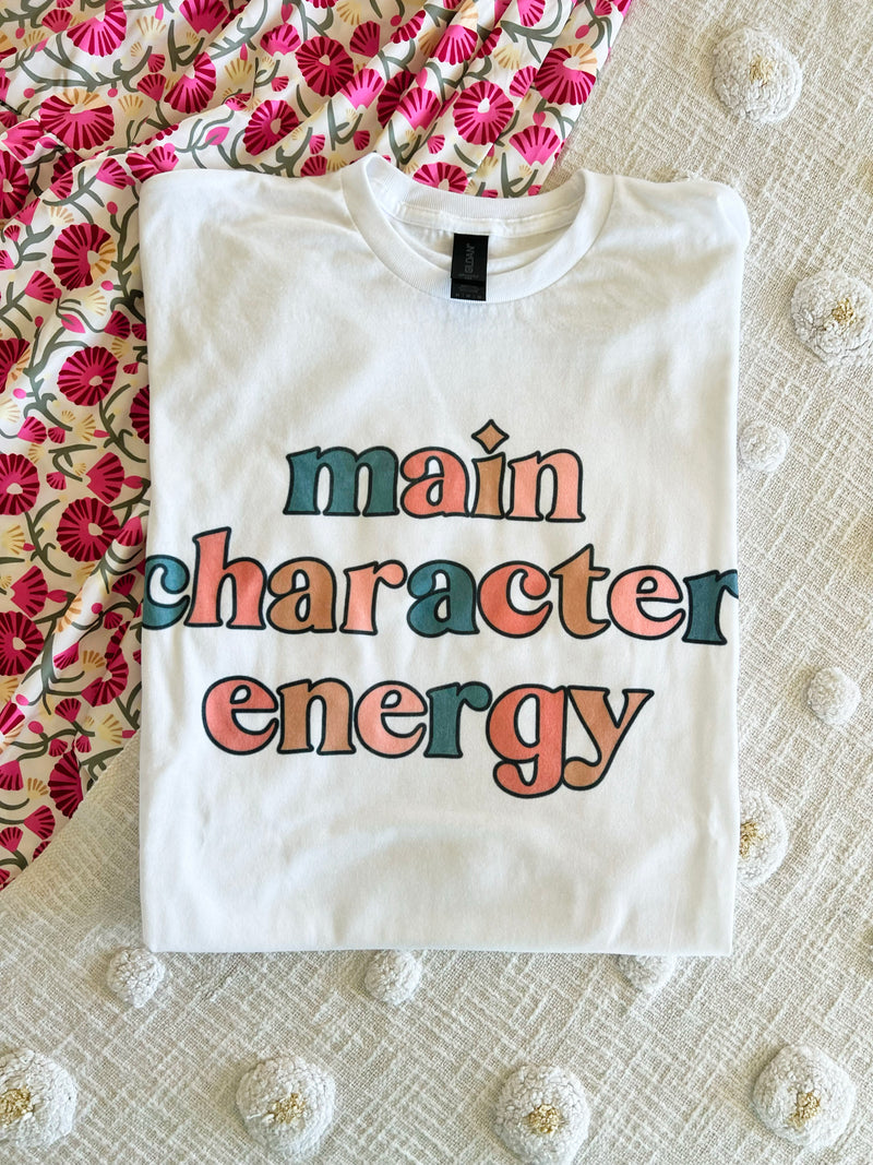 Main Character energy tee