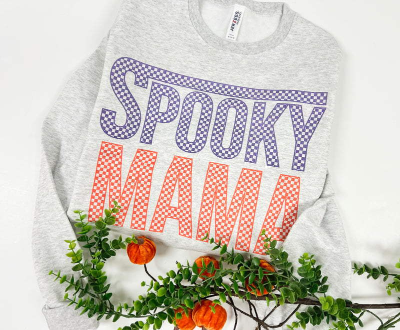 Spooky Mama Checker sweater
