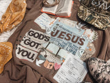 God’s got you - comfort colors tee
