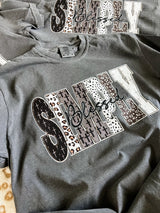 Simply blessed comfort colors pepper tee