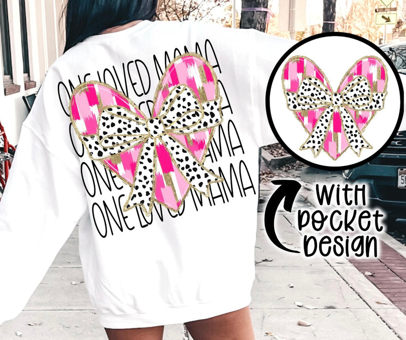 One Loved Mama Pretty Heart sweatshirt