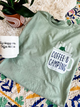 Coffee and camping tee