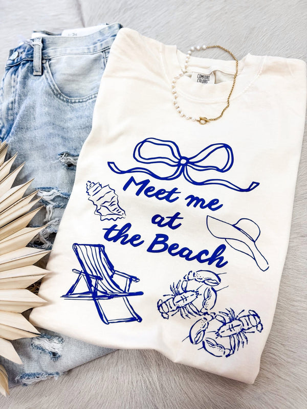 Meet me at the beach tee