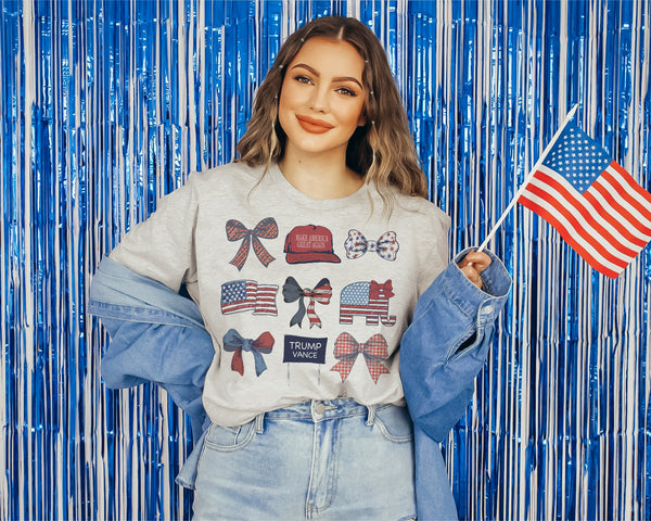 Trump Vance Coquette design tee