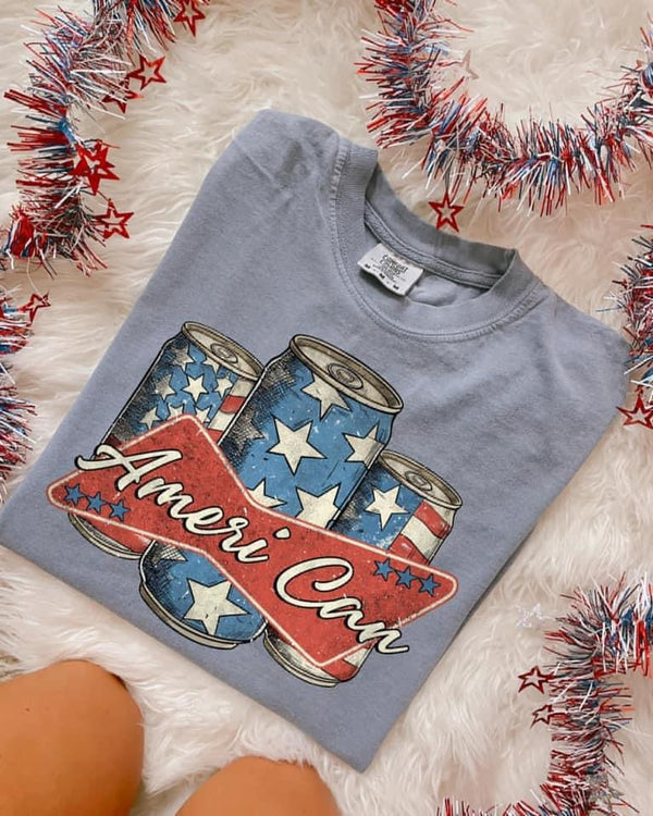 AmeriCAN beer Patriouc tee