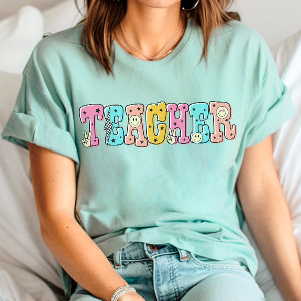 Sage cute Teacher tee