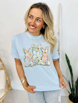 Precious trios bunny tee (3 color options)