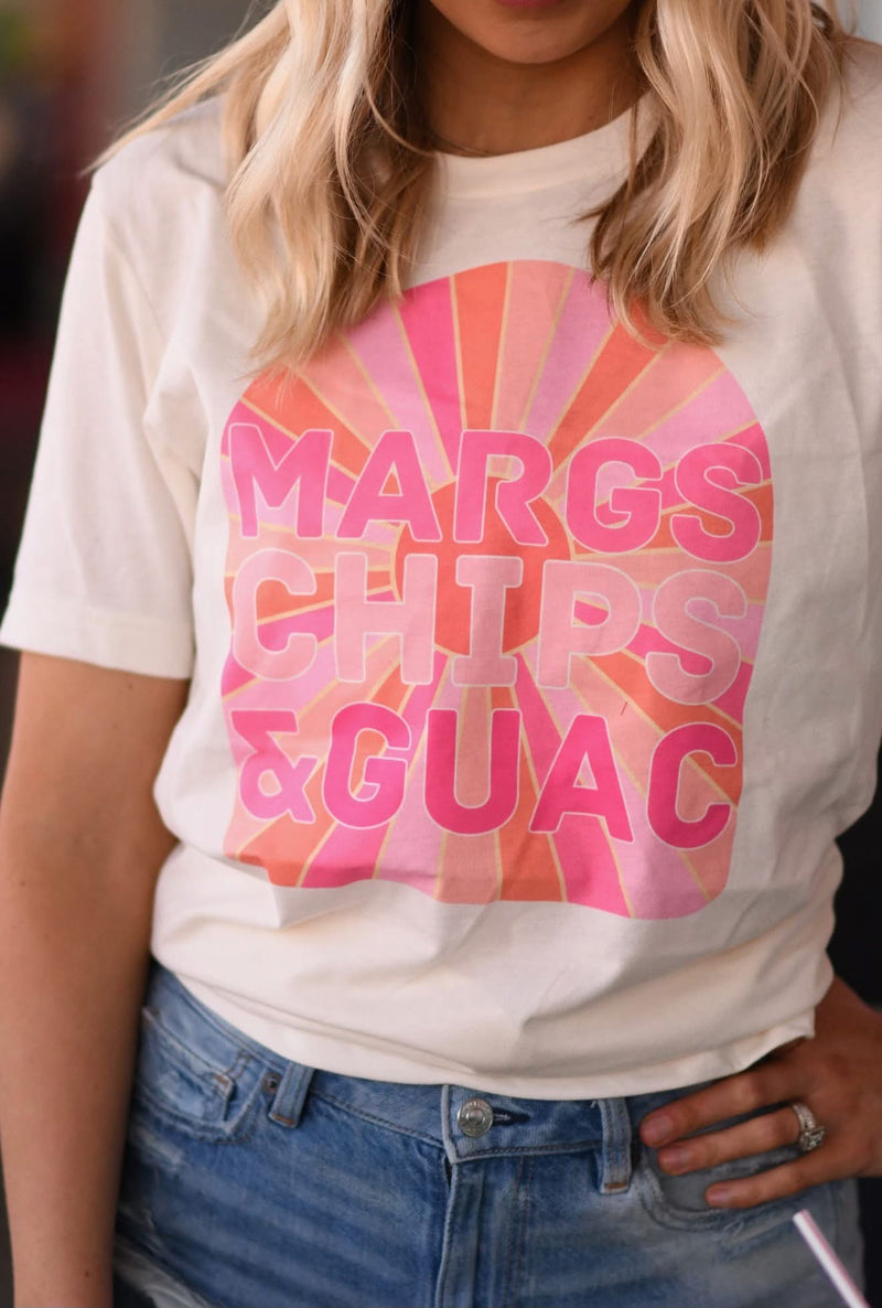 Margs , chips and Guac tee