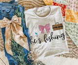 He is ____ tee (multiple options)