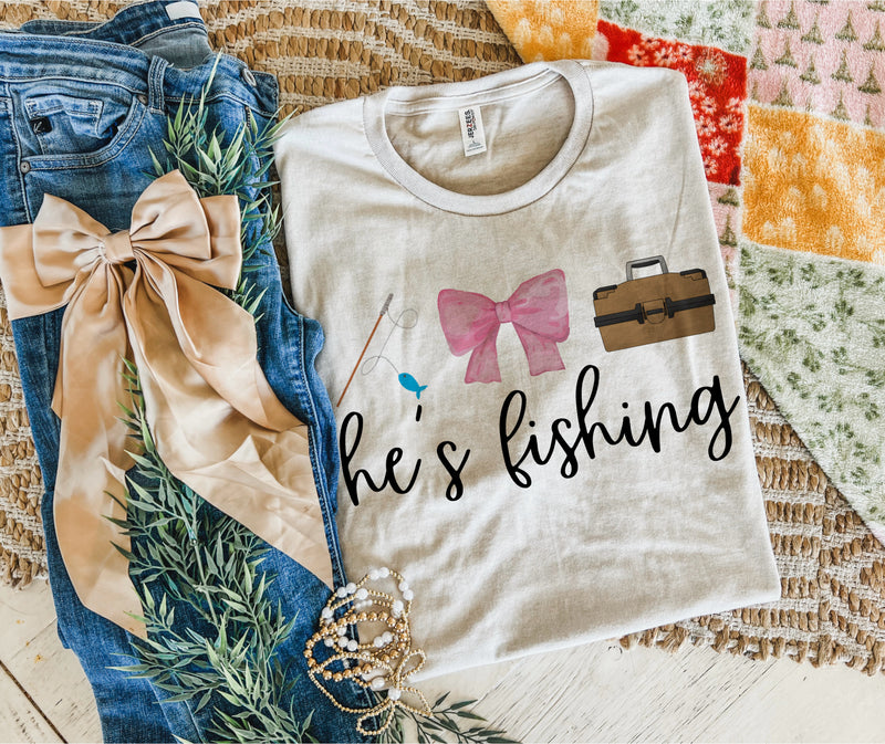 He is ____ tee (multiple options)