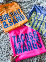 Vivid summer comfort colors tee (3 options)