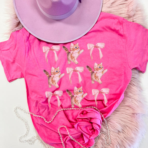 Pink Kitten how tee