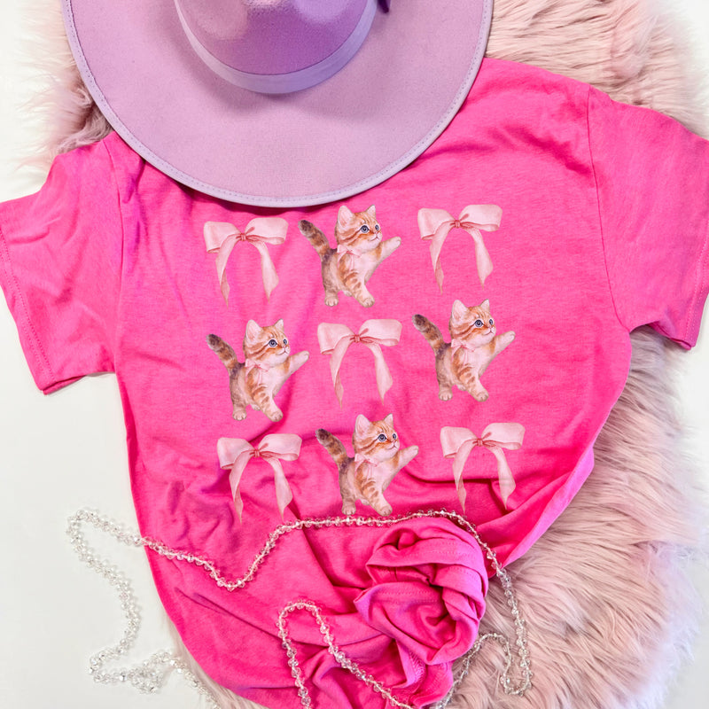 Pink Kitten how tee