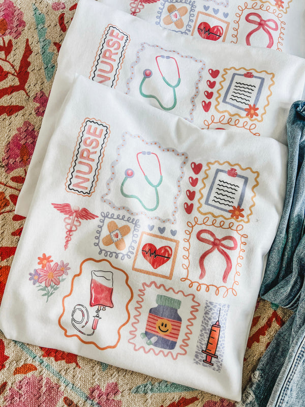Nurse icons tee