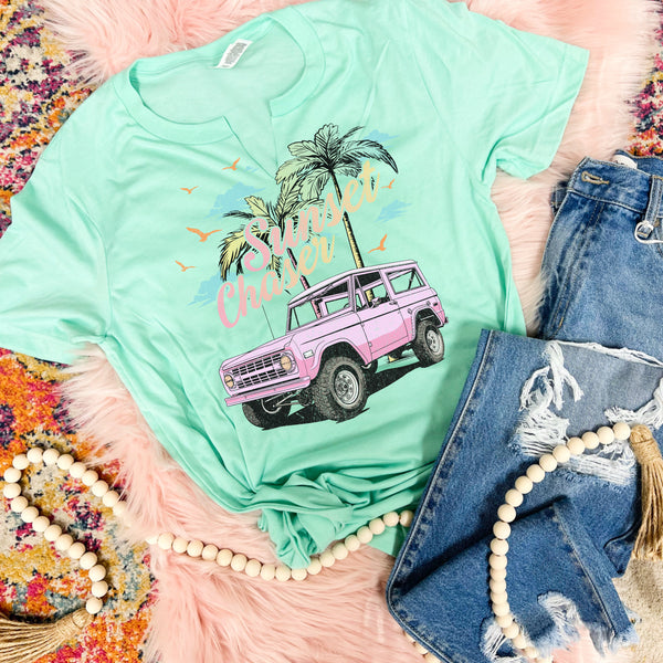 Sunset Chaser Bronco tee