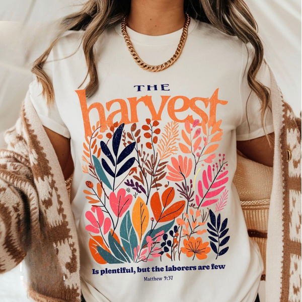 The harvest is plentiful tee