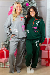 Holly Jolly Bow Sweatshirt set