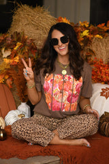 Pretty Painted Pumpkin comfort colors tee