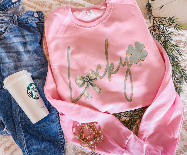 Pink Lucky Sweatshirt
