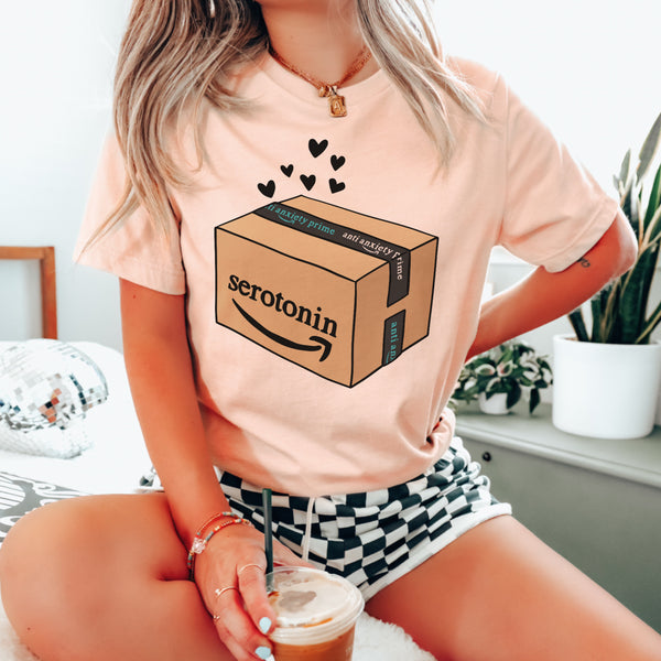 Serotonin Amazon box tee