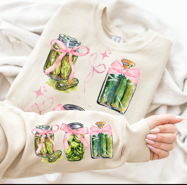 Pickle bow obsession sweatshirt