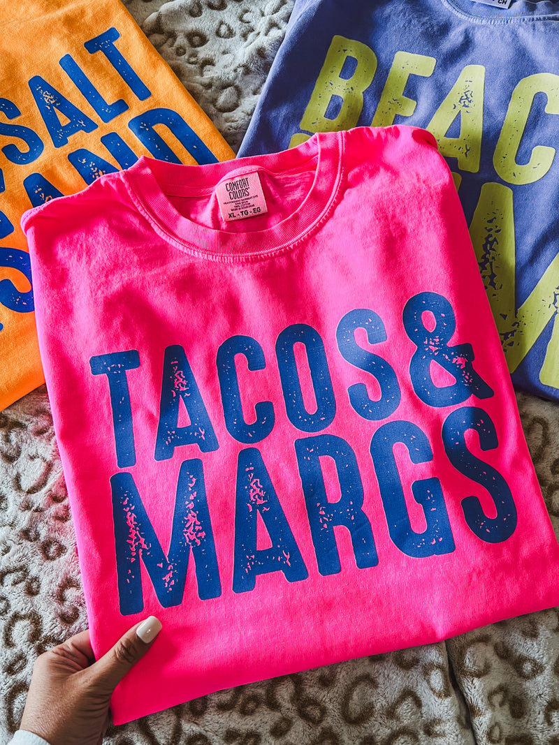 Vivid summer comfort colors tee (3 options)