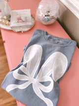 Lace bunny ears tee