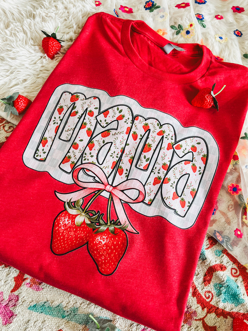 Strawberry Mama tee