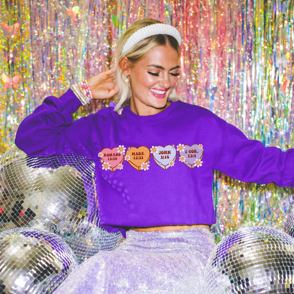 Bible Candy Heart sweatshirt