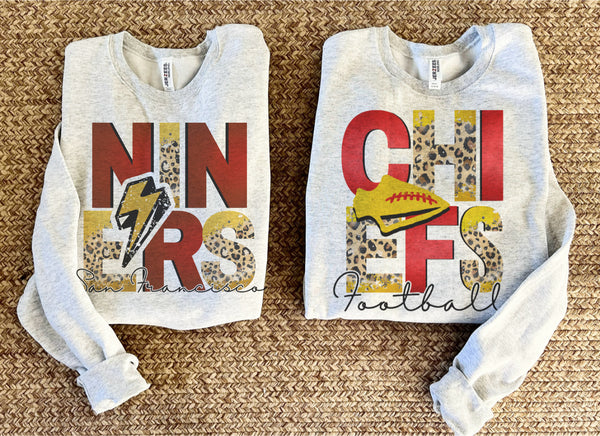 Super Bowl 2024 49ers vs. Chiefs sweatshirt or tee
