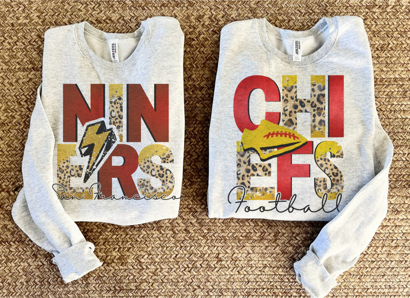 Super Bowl 2024 49ers vs. Chiefs sweatshirt or tee