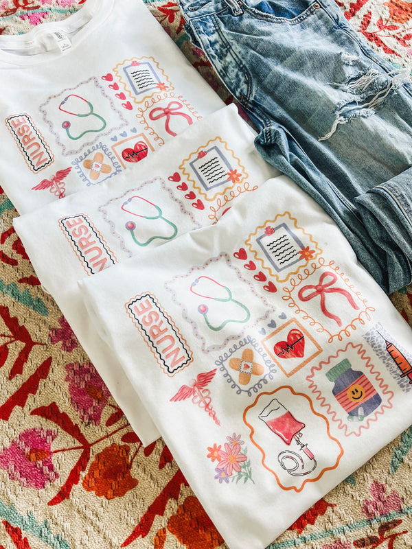 Nurse icons tee
