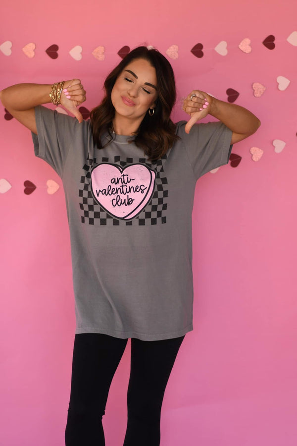 Anti valentines club tee