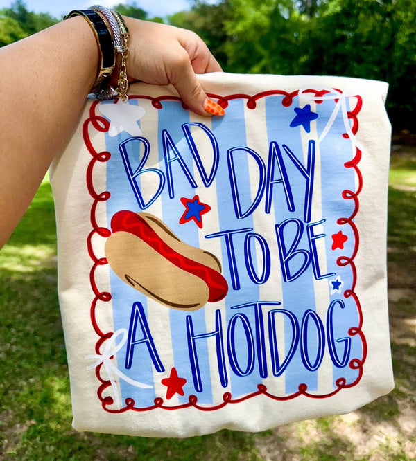 Bad day to be a hotdog tee
