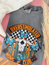Overstimulated moms club - western tee