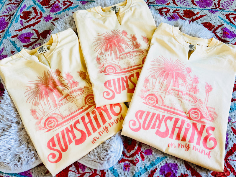 Sunshine on my mind tee